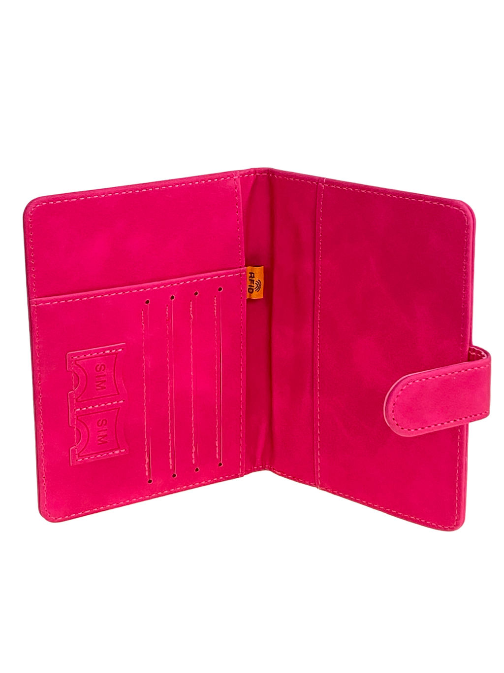 Обложка для паспорта из искусственной кожи, цвет розовый - Greta фото 2