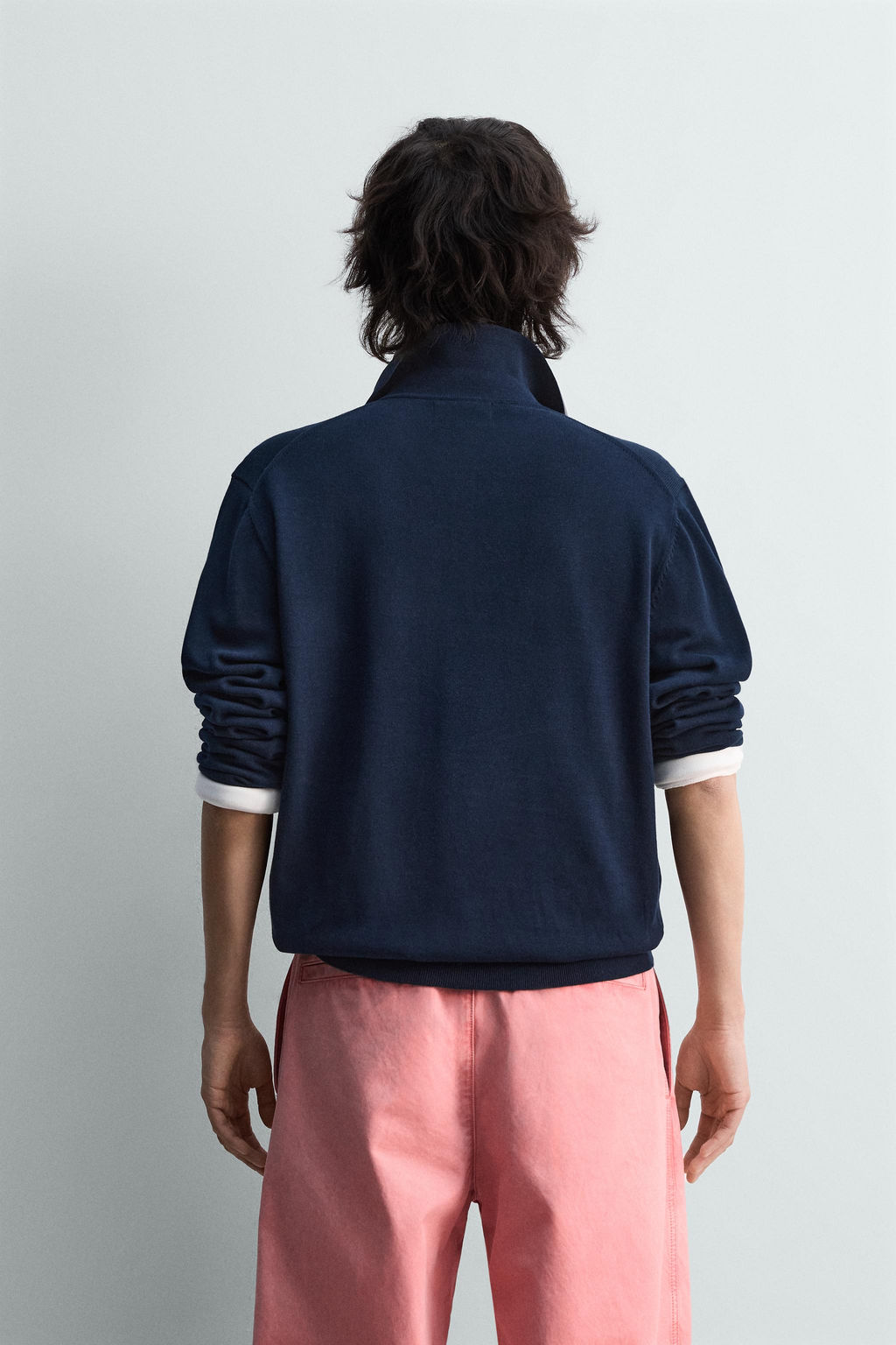 RELAXED FIT KNIT POLO SHIRT - Zara фото 3