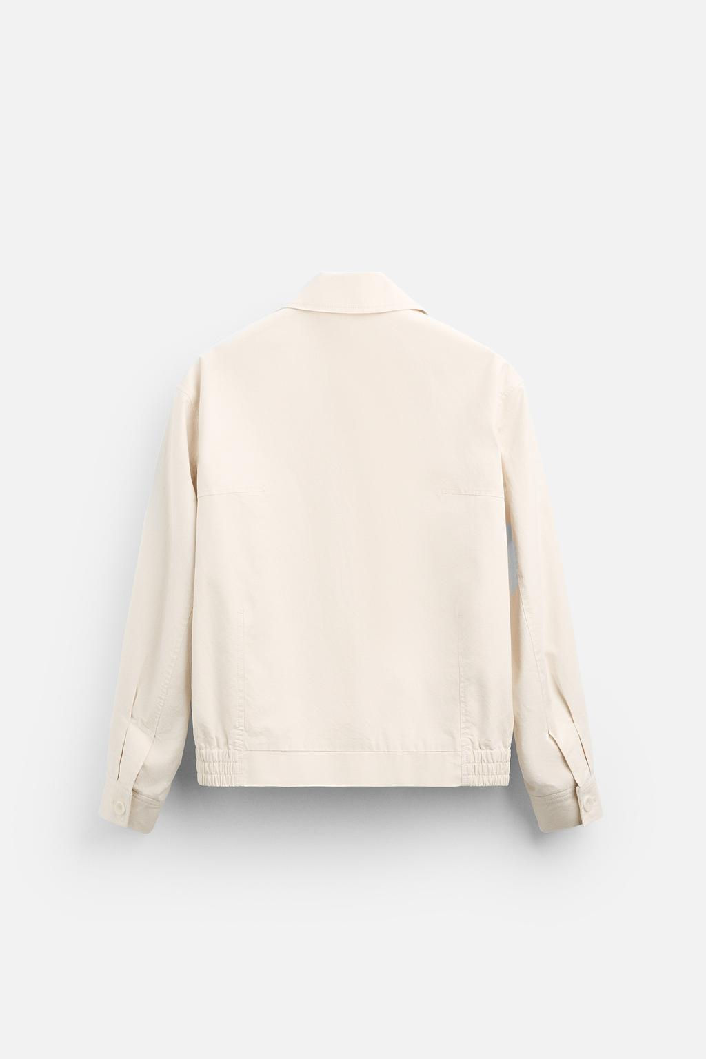 COTTON - LINEN BLEND JACKET - Zara фото 9