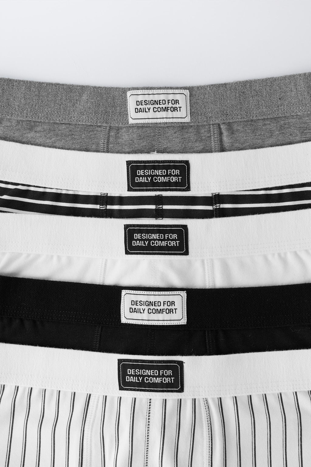 6-14 A?OS/ PACK CINCO B?XERS ETIQUETA / Negro - Zara фото 2