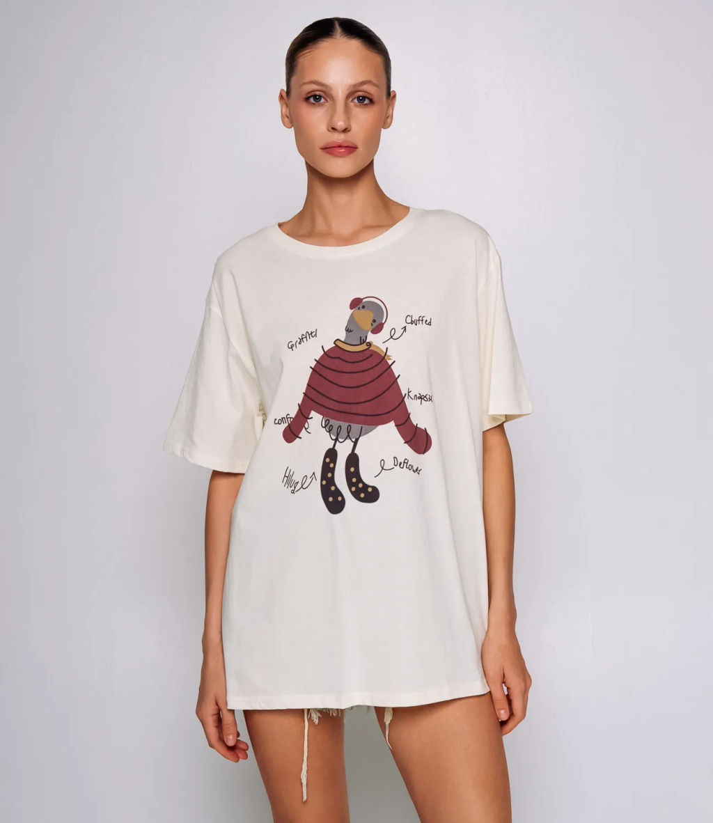 Футболка #КТ3612, кремовый