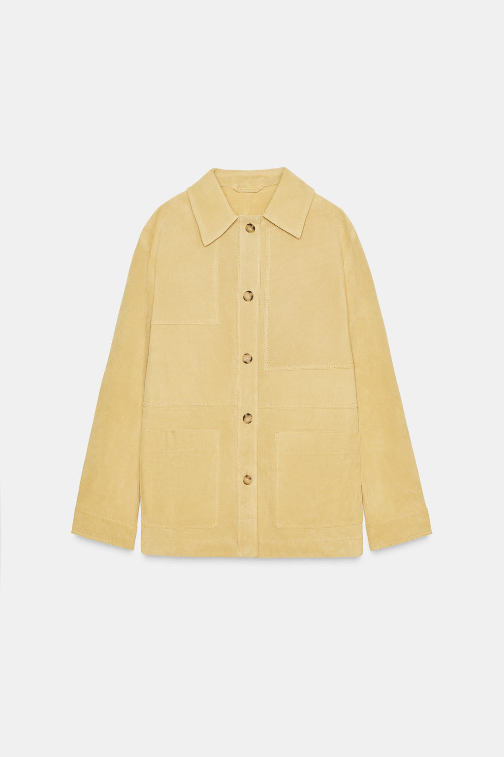 100% SUEDE LEATHER JACKET - Zara фото 5