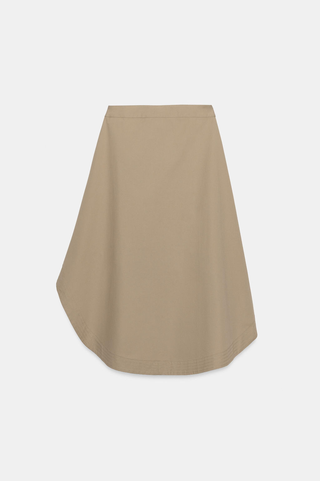 FALDA MIDI ASIM?TRICA / Tostado - Zara фото 9