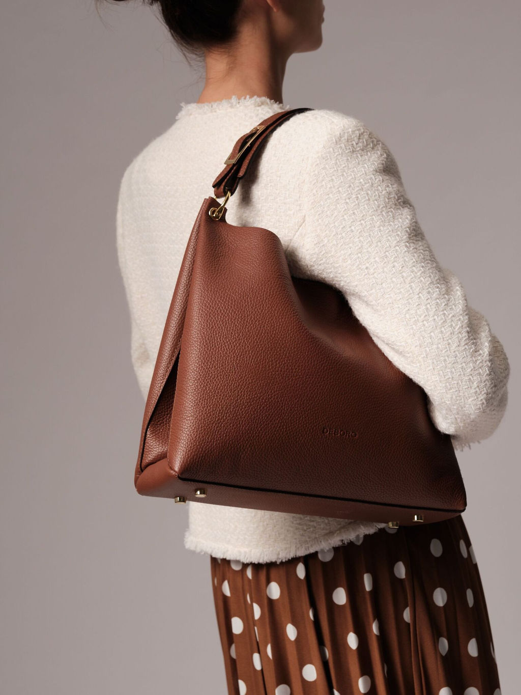 Сумка кожаная Deboro 30994 коппер