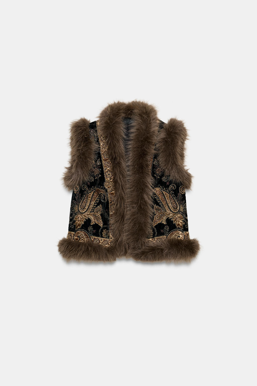 ZW COLLECTION LIMITED EDITION EMBROIDERED WAISTCOAT - Zara фото 5