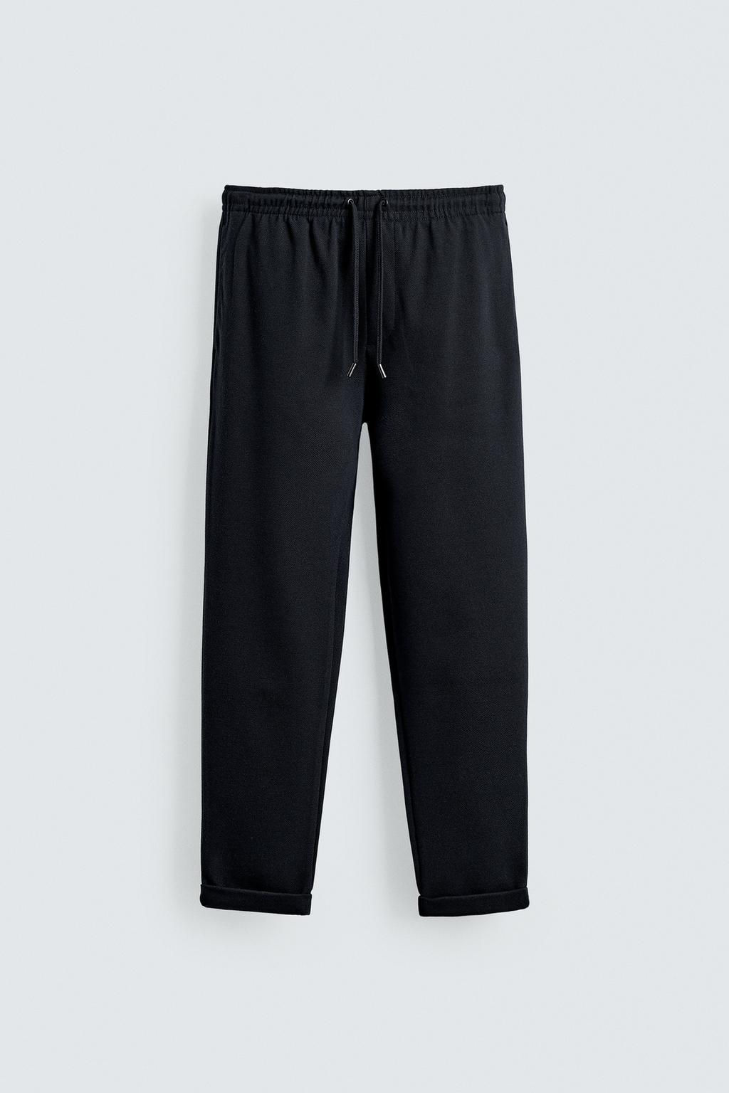 EASY CARE JOGGER WAIST TROUSERS - Zara фото 47