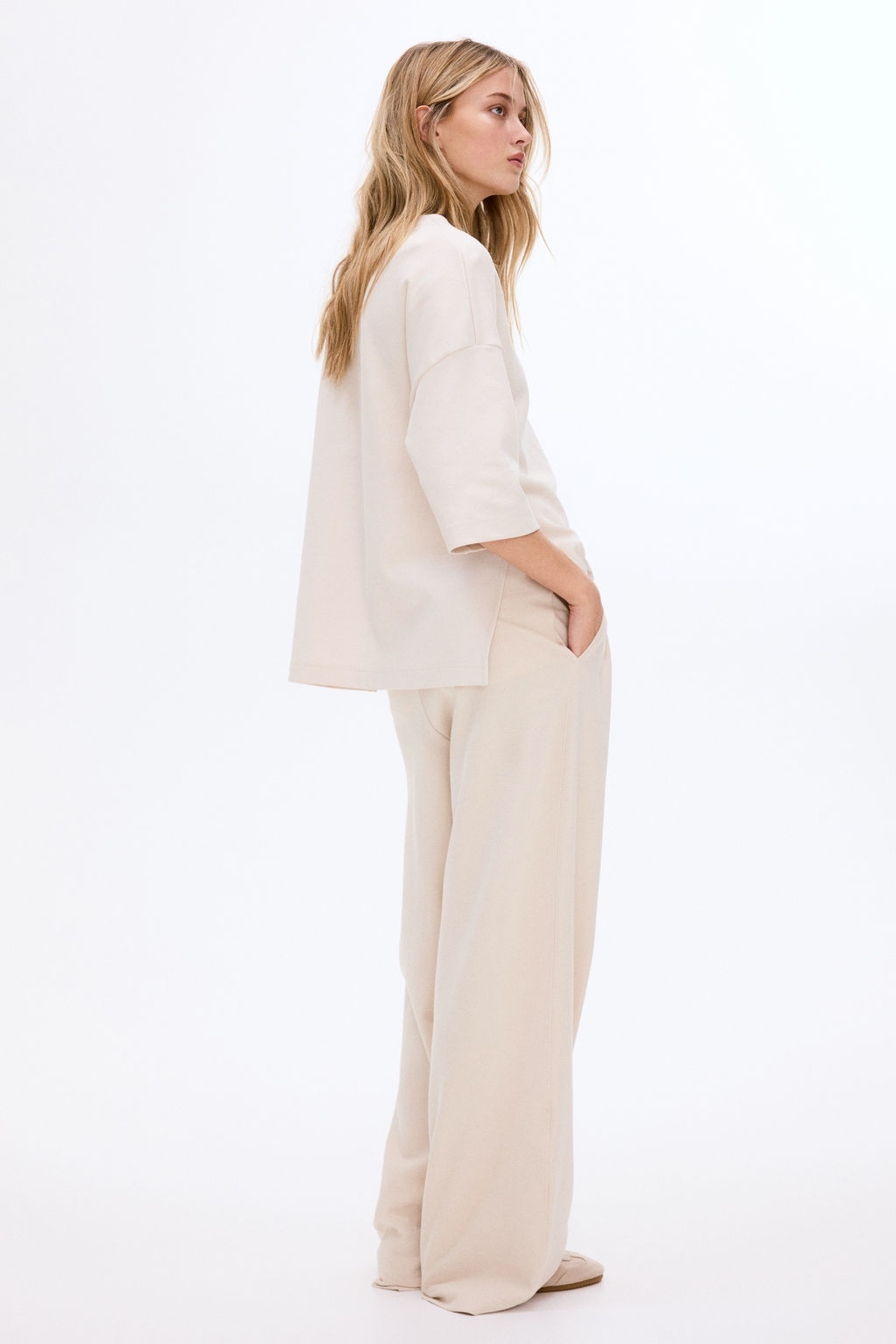 Joggers interlock de corte holgado - H&m фото 6