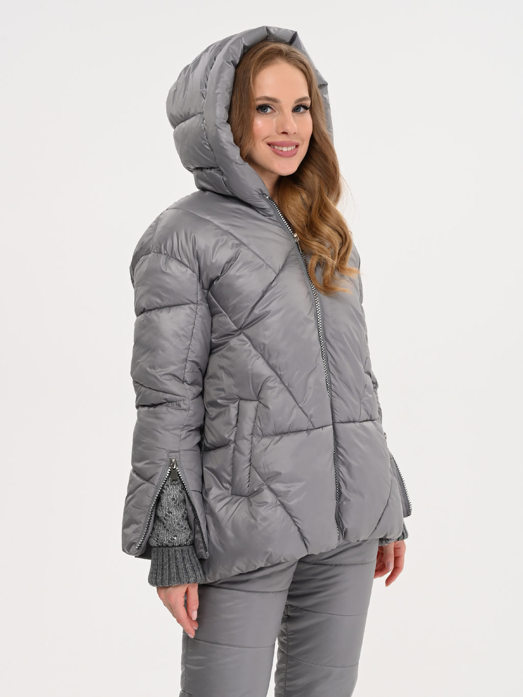 КУРТКА М-544 СЕРЫЙ - А+б коллекция фото 3