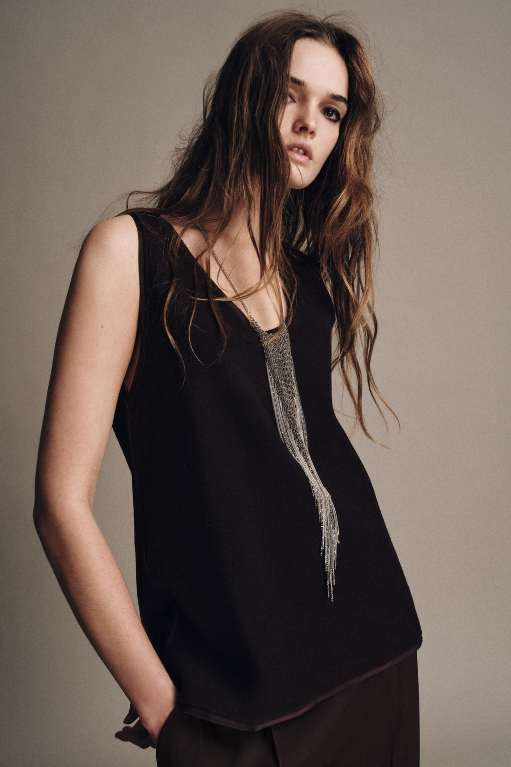 SOFT SLEEVELESS TOP - Zara фото 2