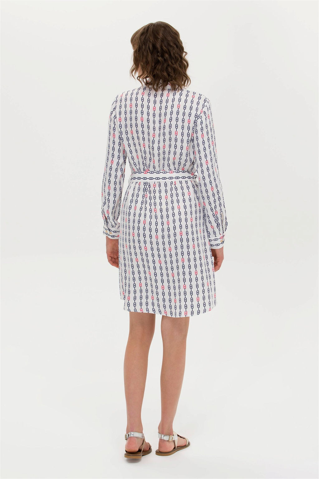 Женское белое тканое платье - U.s. polo assn фото 12