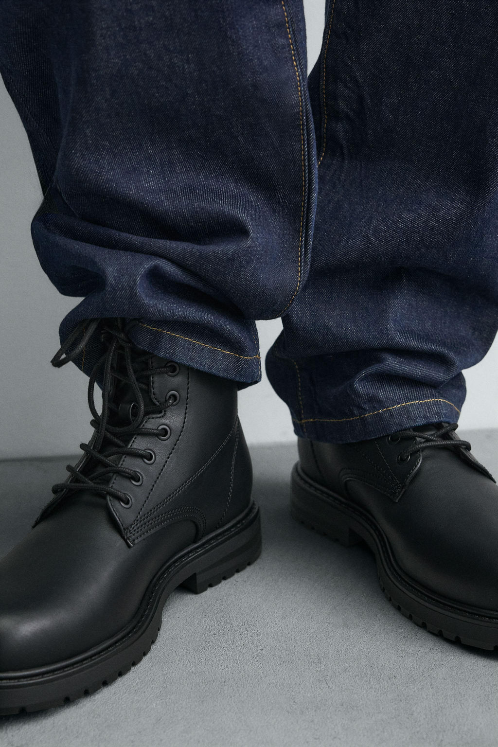 CHUNKY LACE-UP BOOTS - Zara фото 3