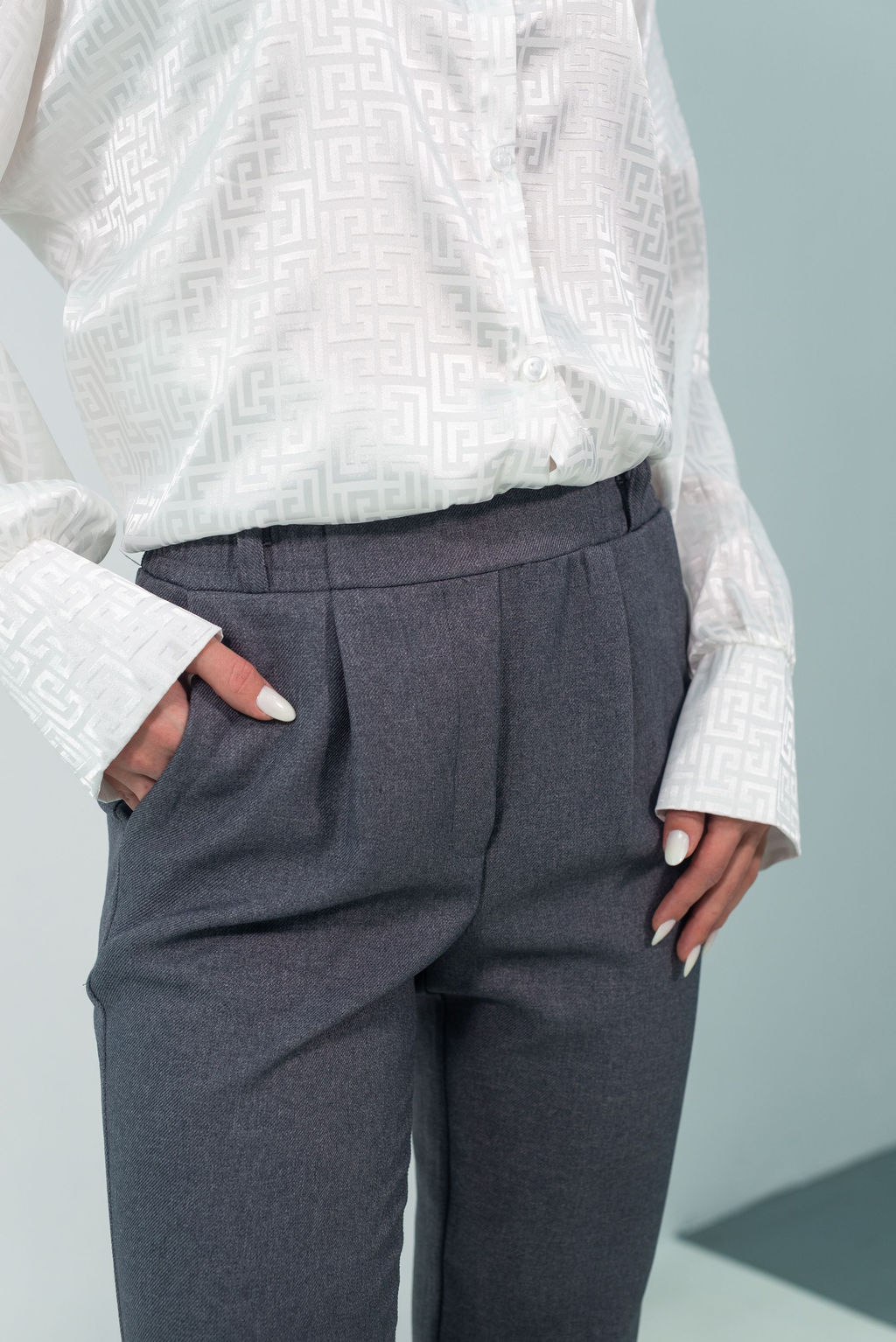 Брюки Мэрц (серый) - Nadi bordo фото 3