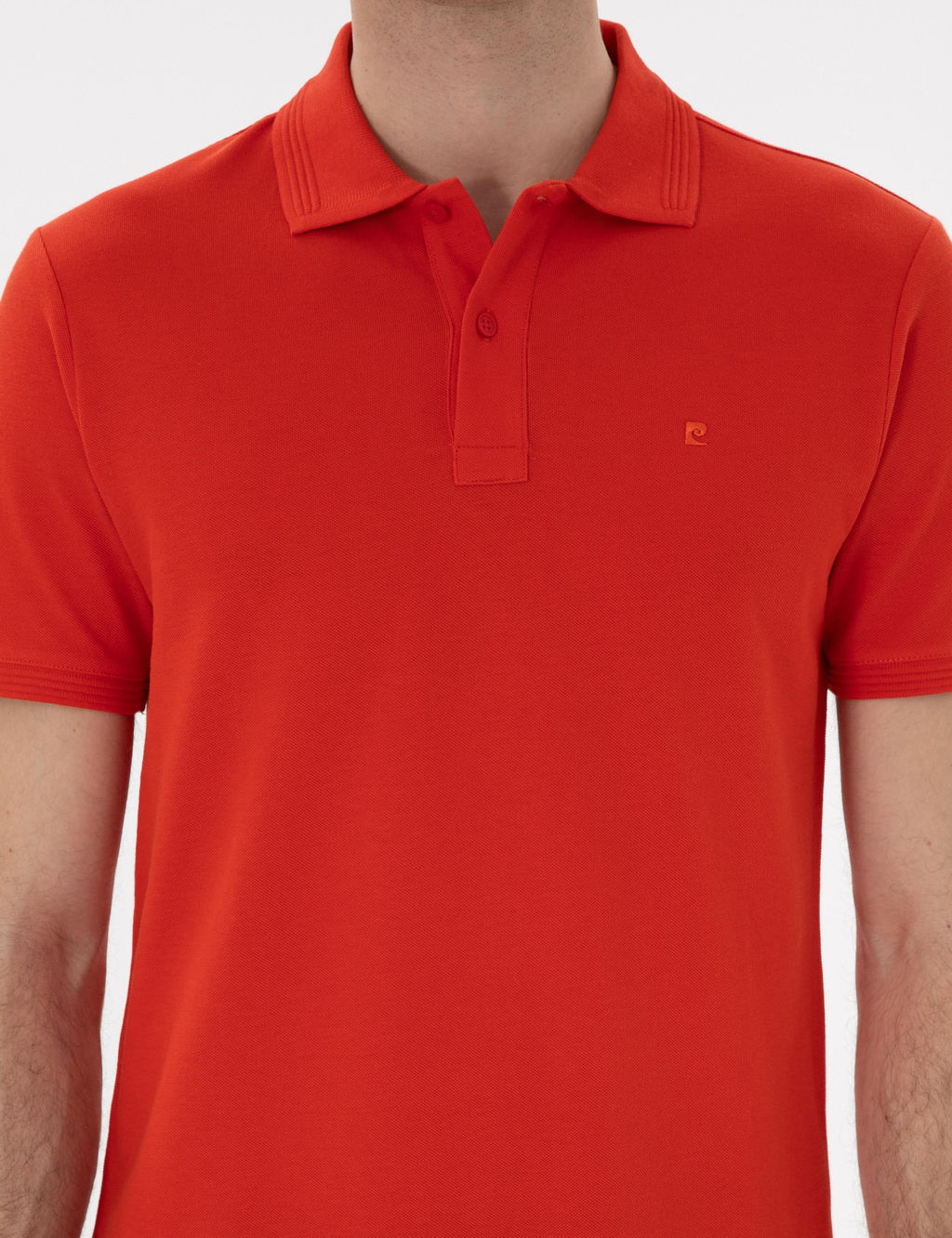 K_rm_z_ Slim Fit K_vr_lmaz Polo Yaka Basic Ti__rt - Pierre cardin фото 13