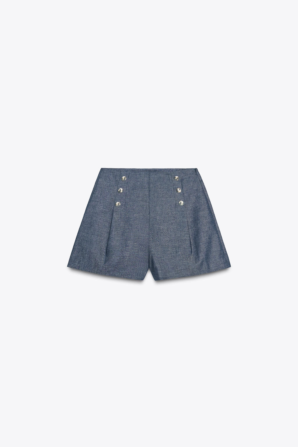 BUTTON DETAIL BERMUDA SHORTS IN A LINEN BLEND - Zara фото 16
