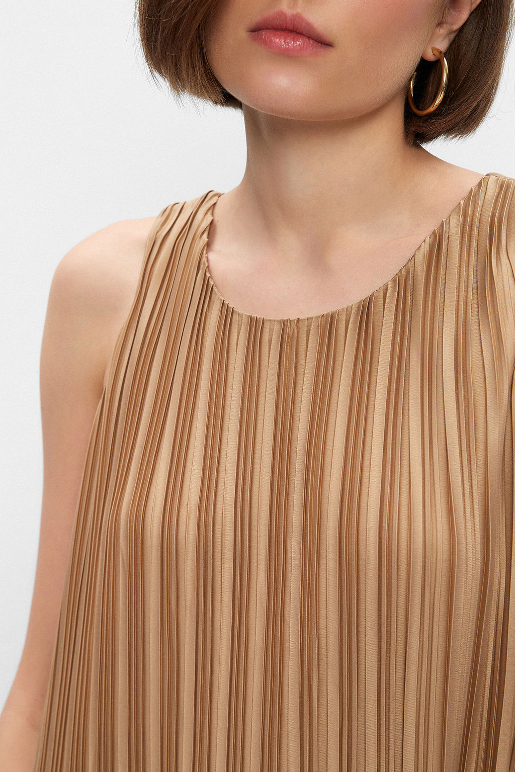 Платье миди плиссе - Mollis фото 4