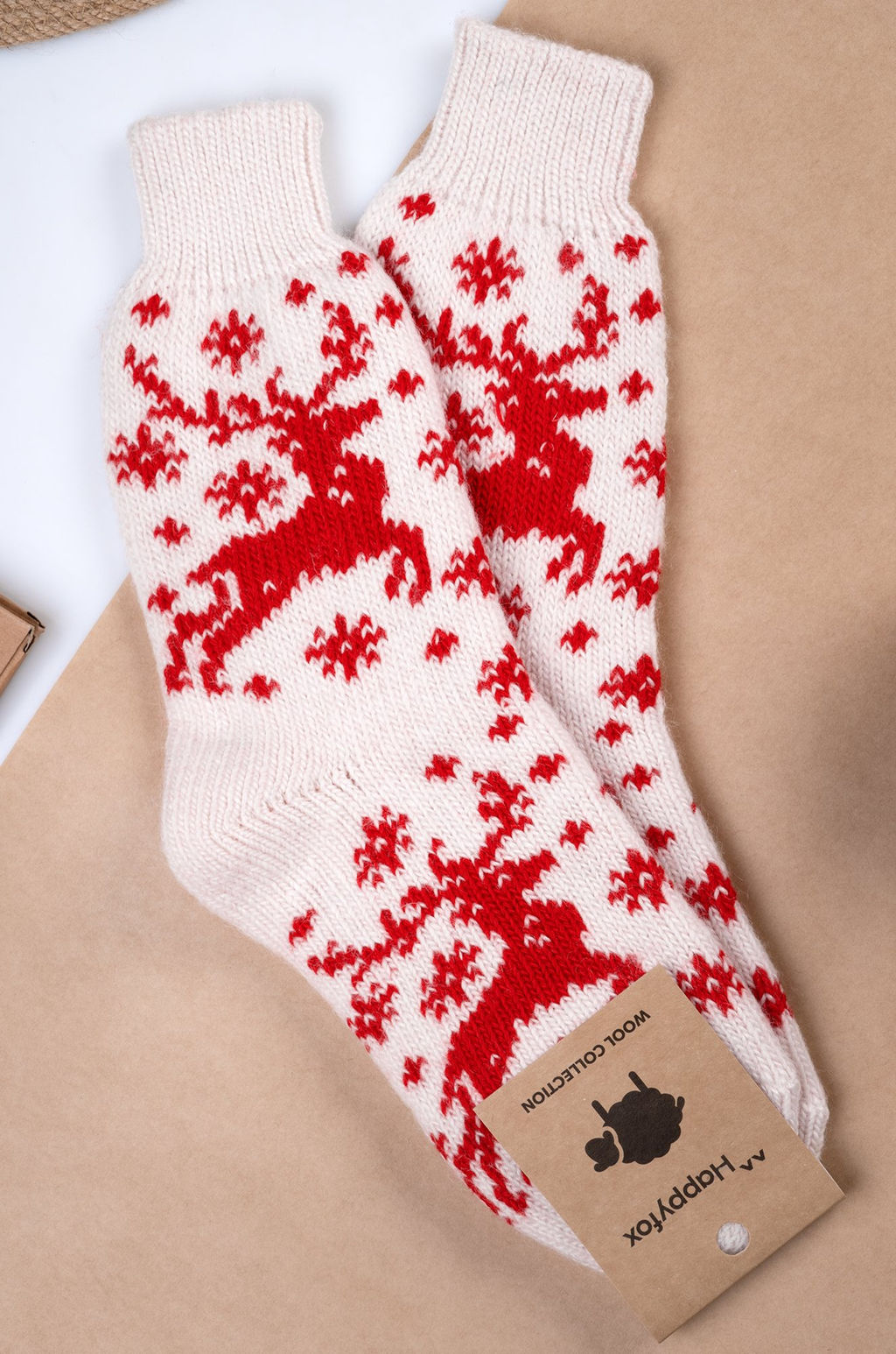 Женские шерстяные носки Happyfox