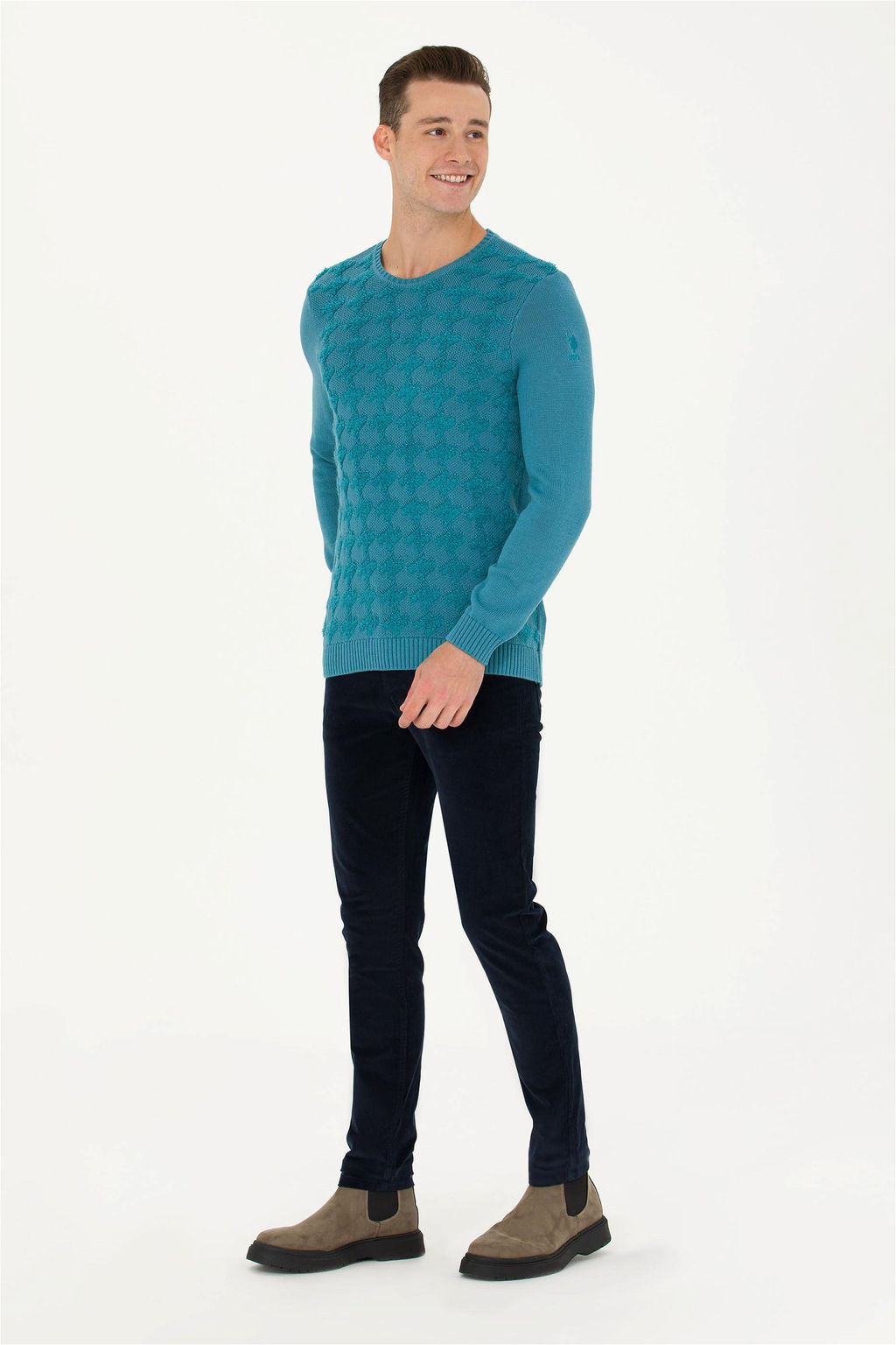 U. S. Polo Assn Мужские темно-синие брюки из плотной ткани - U.s. polo assn фото 11