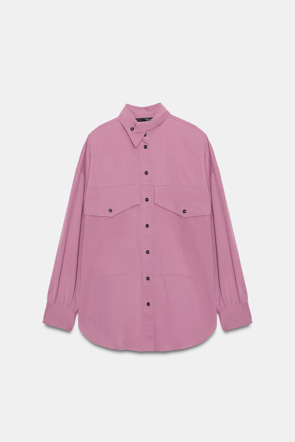 OVERSIZE HIGH-NECK SHIRT - Zara фото 18