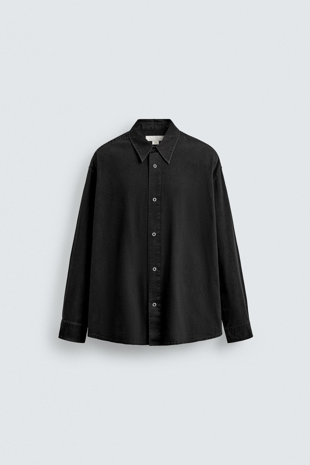 WASHED COTTON SHIRT - Zara фото 7