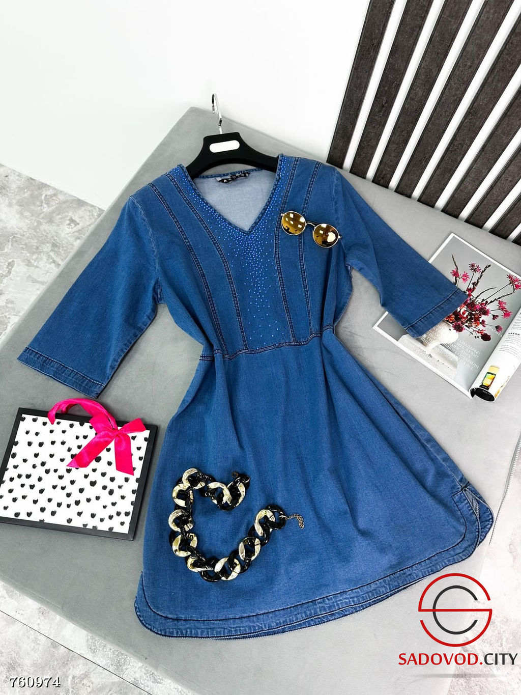 Платье джинсовое для женщин