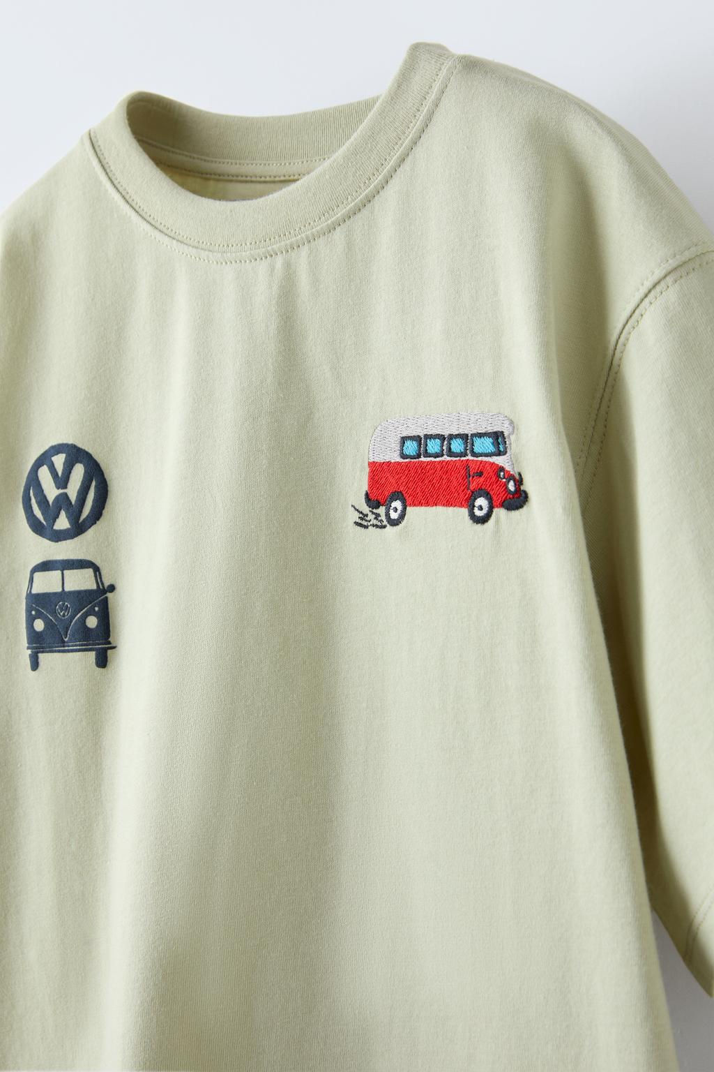 EMBROIDERED VOLKSWAGEN ® T-SHIRT - Zara фото 3
