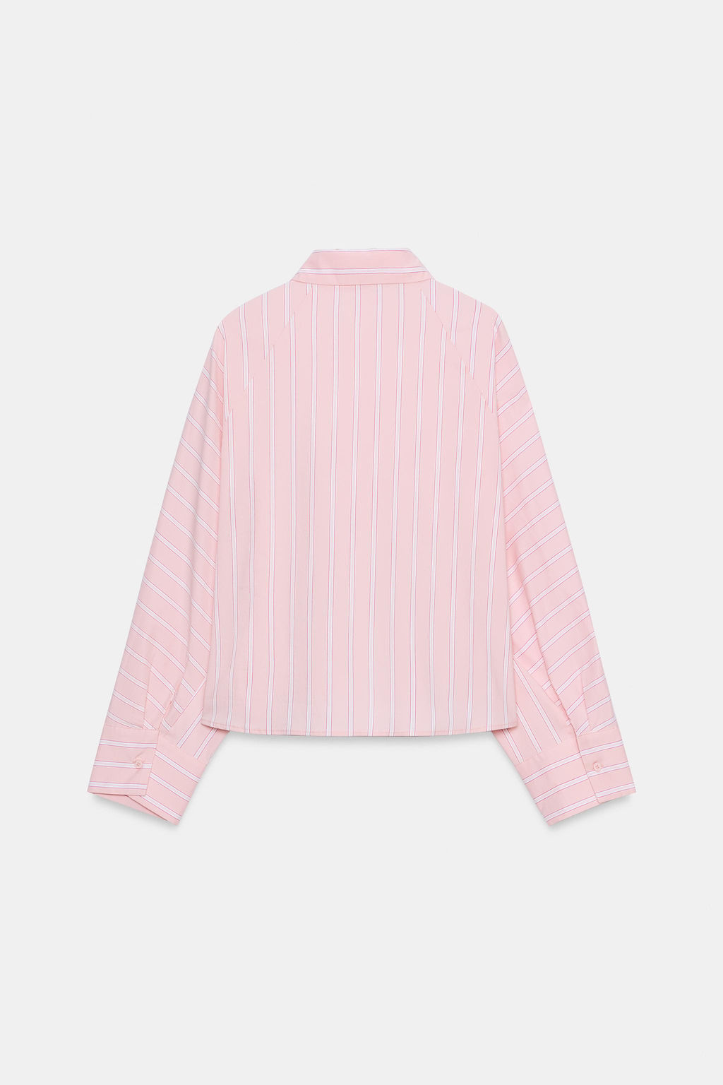 CAMISA RAYAS SISA ANCHA / Rosa / Blanco