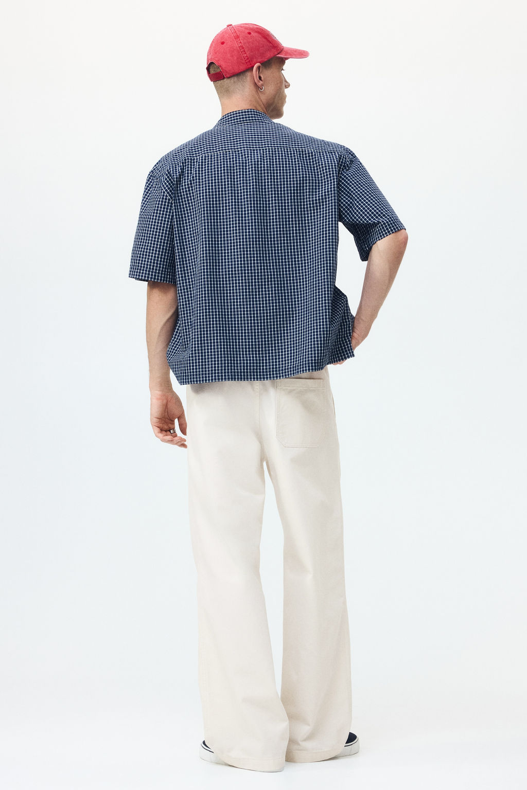 Pantal?n en lona de algod?n Loose Fit - H&m фото 8
