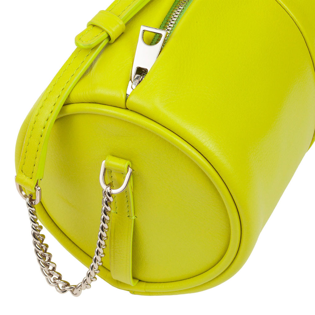 Итальянская кожаная сумка DuDu Bags серии Abigail | лимонный - Dudubags фото 5
