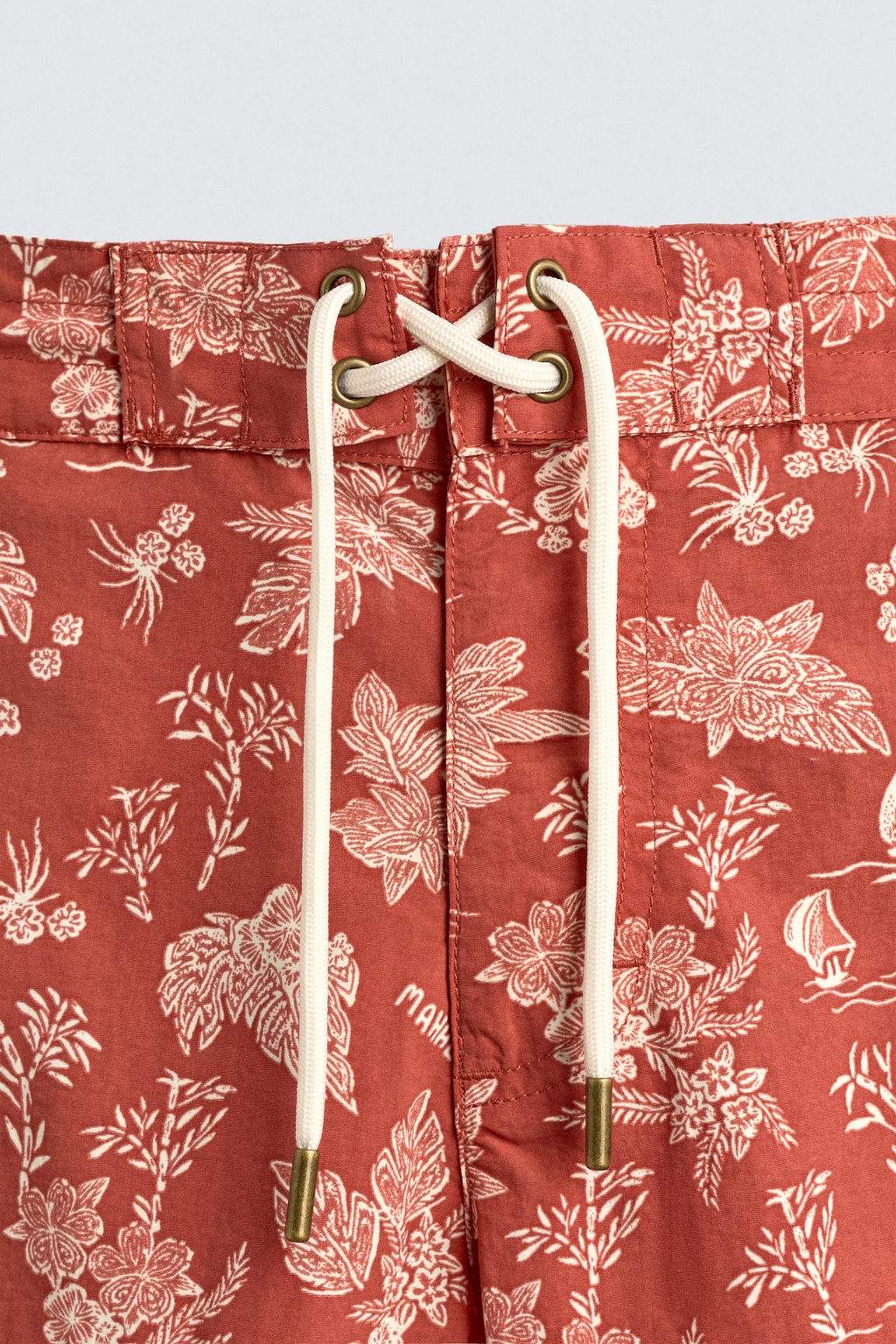 BA?ADOR LARGO ESTAMPADO FLORAL / Rojo claro - Zara фото 9