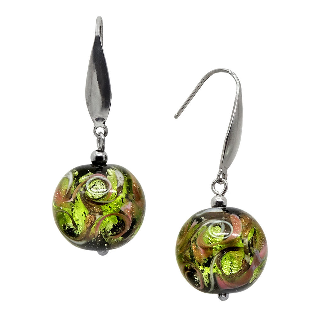 Серьги из муранского стекла