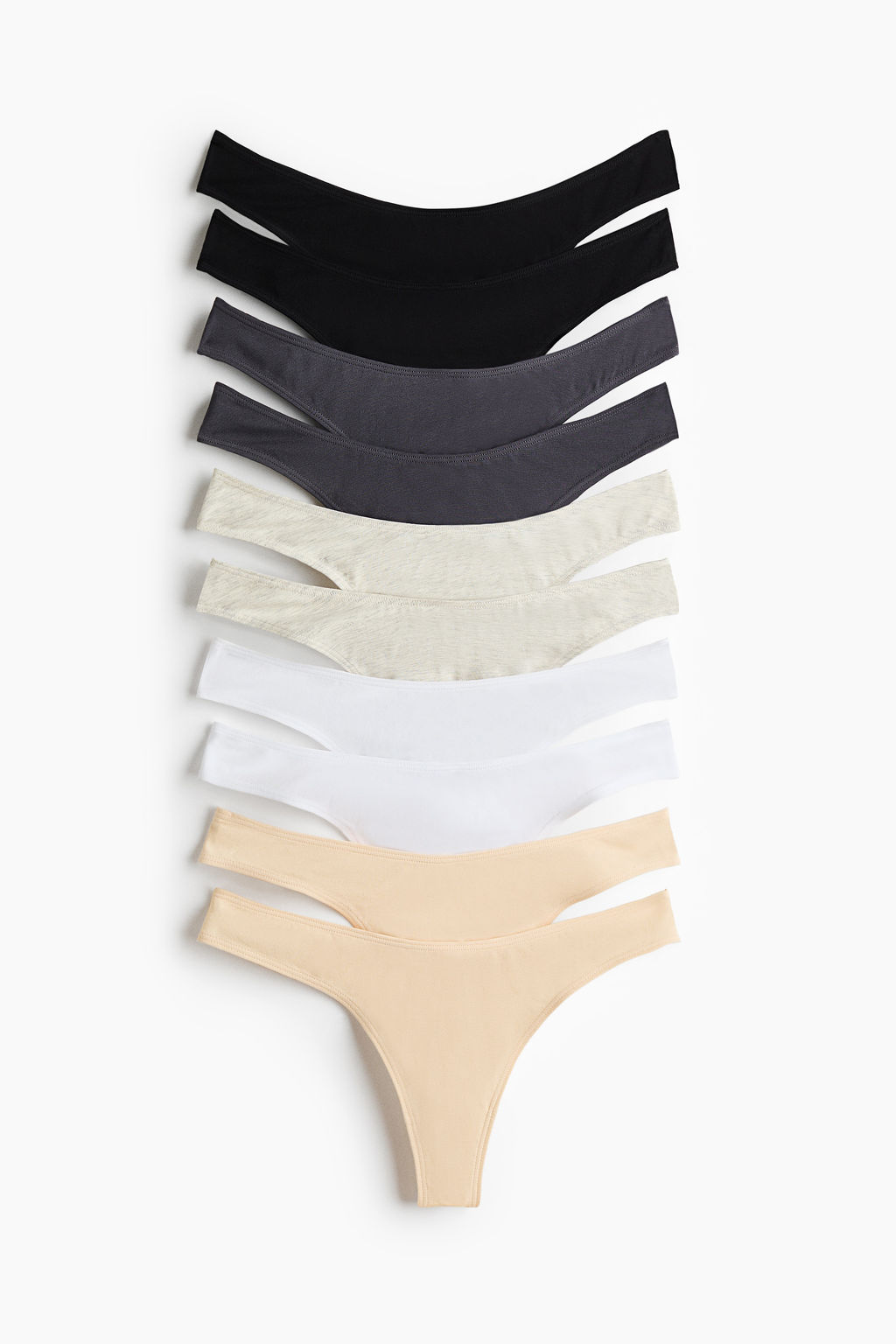 Pack de 10 bragas thong de algod?n - H&m фото 3
