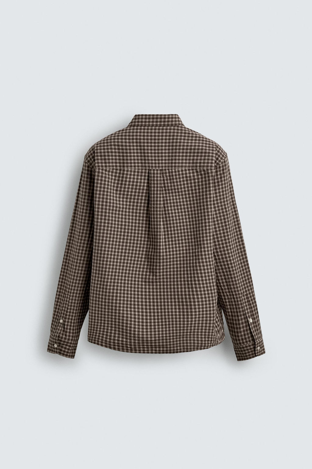 RELAXED FIT CHECK SHIRT - Zara фото 9