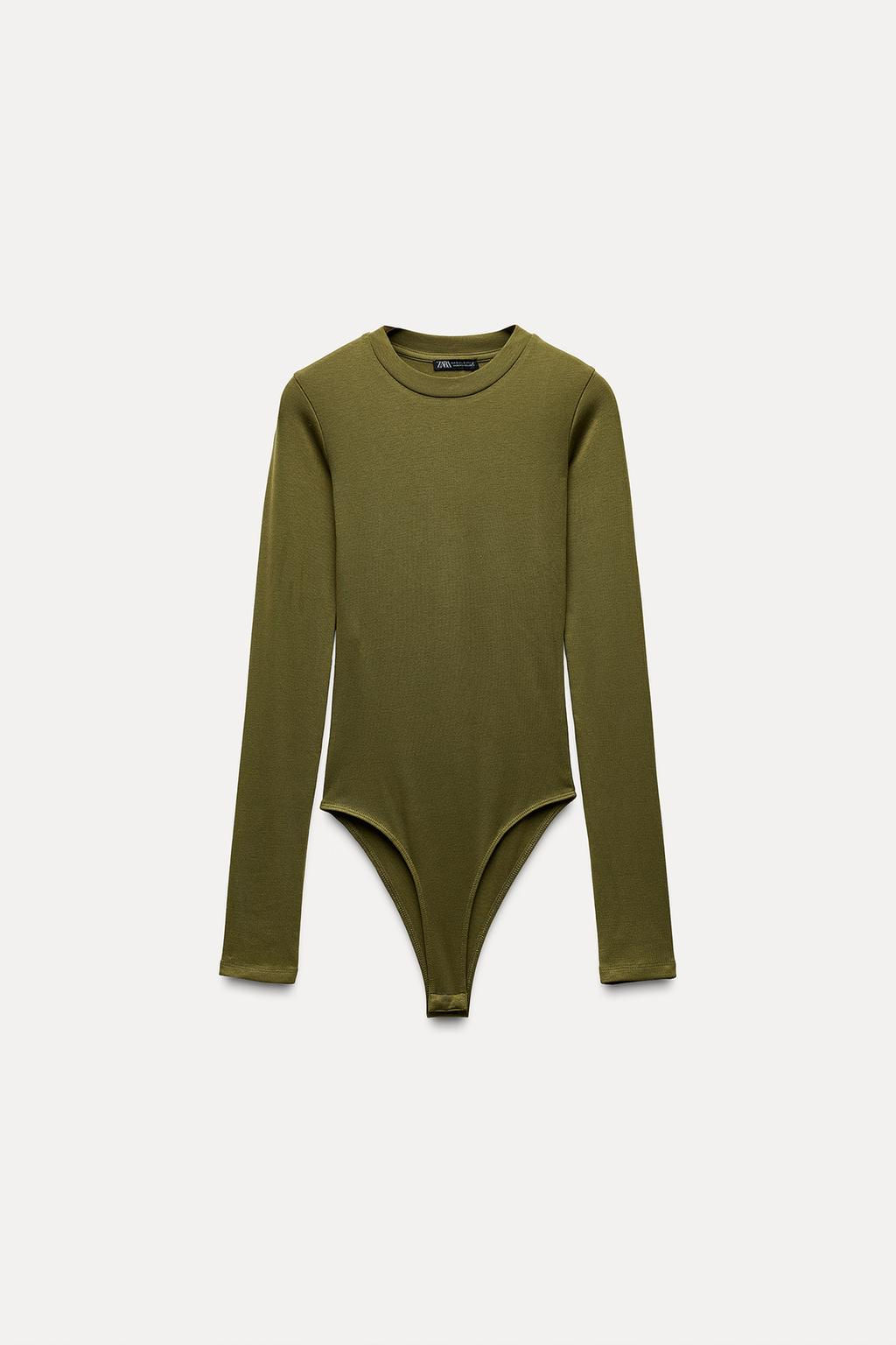 COTTON MODAL BODYSUIT - Zara фото 43