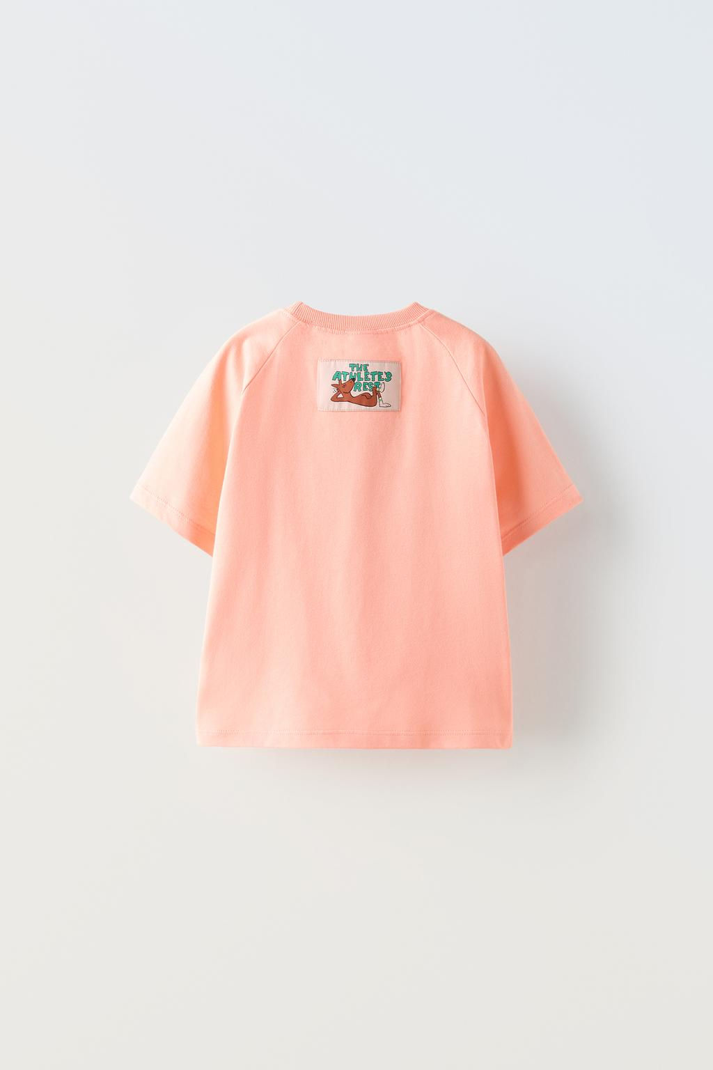 COYOTE T-SHIRT WITH LABEL - Zara фото 3