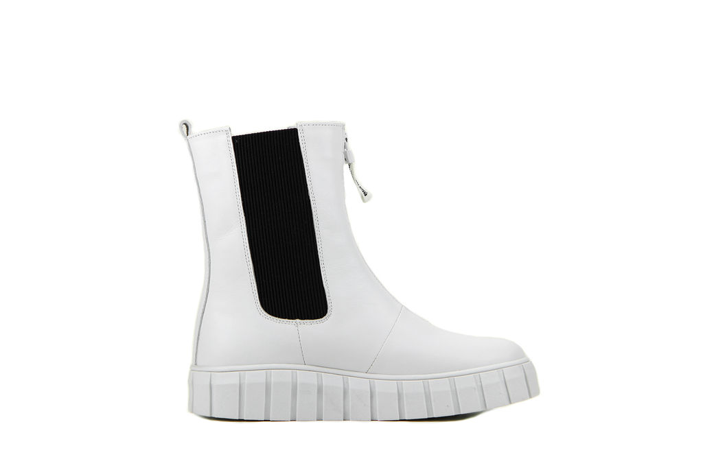 Ботинки 345.1918w.White/Мех