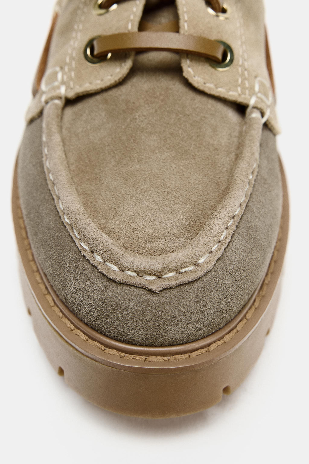 PLATFORM DECK LOAFERS - Zara фото 7