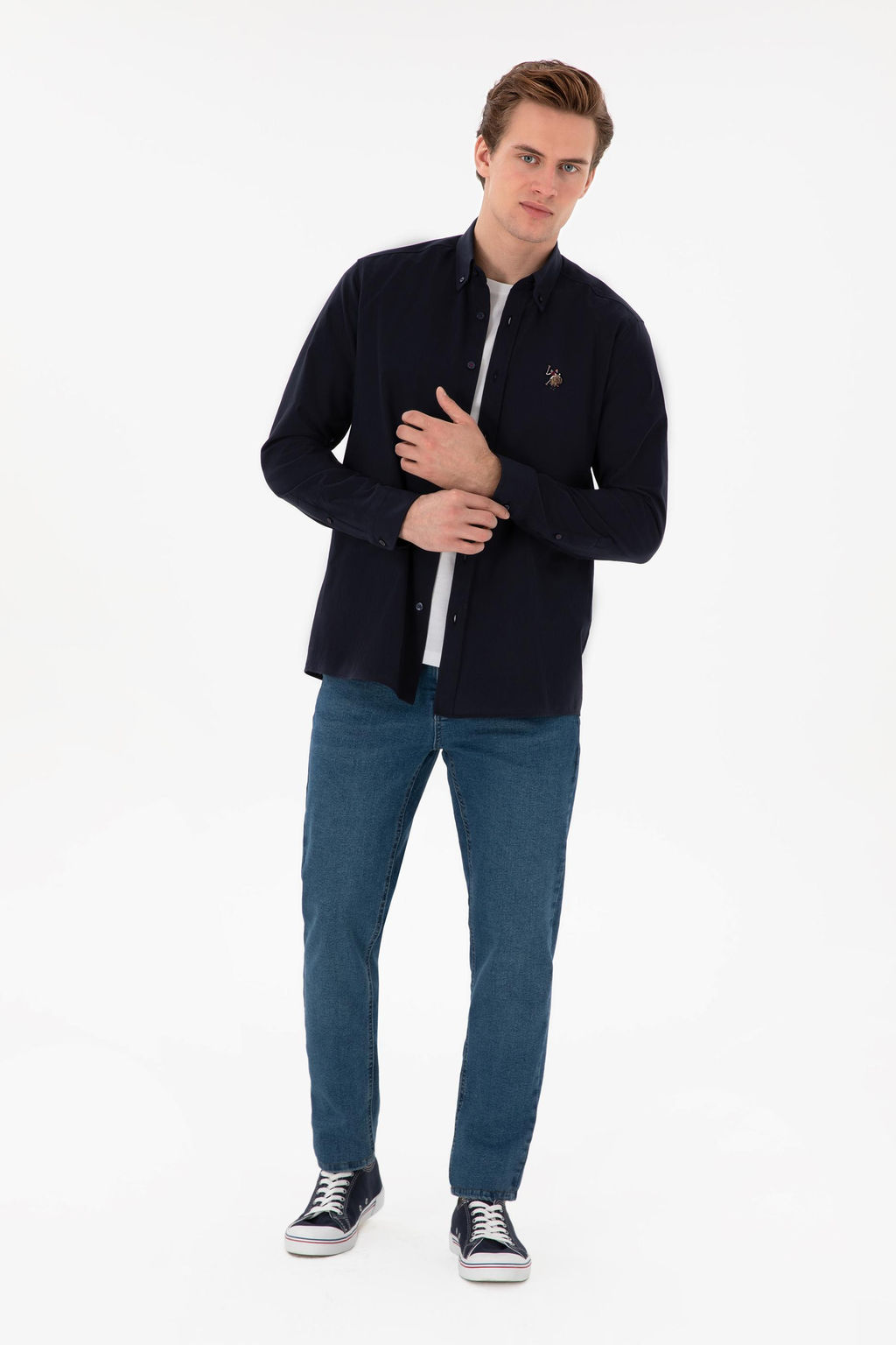 Erkek Lacivert Uzun Kollu Basic G_mlek Sepette S_rpriz _ndirim - U.s. polo assn фото 4