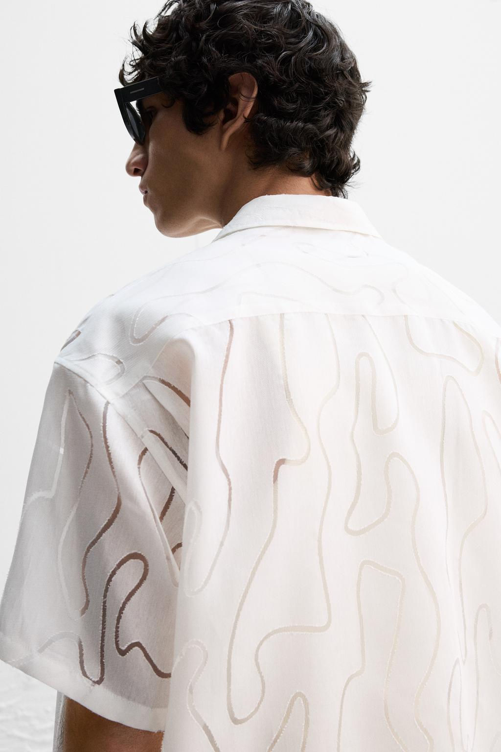 ABSTRACT JACQUARD SHIRT - Zara фото 6