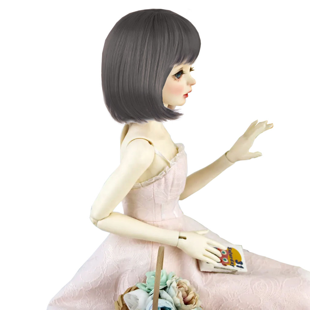 HobbyBe HAR-11 Тресс для кукол 15 см 100 см 22 г 35 серый