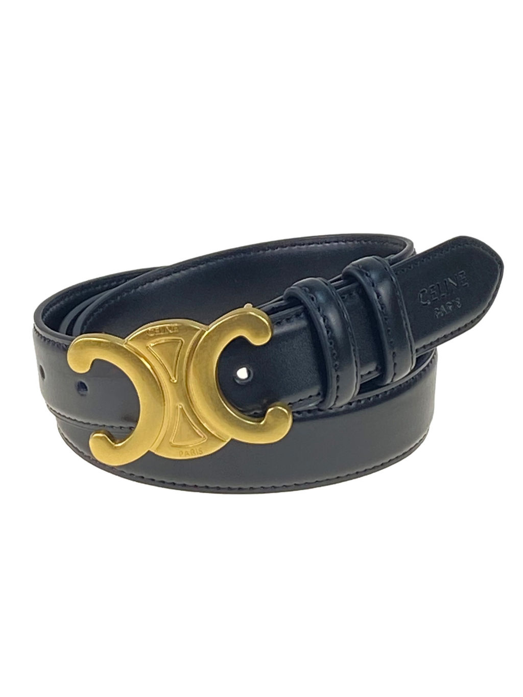 Ремень женский из натуральной кожи, цвет черный - Greta фото 11