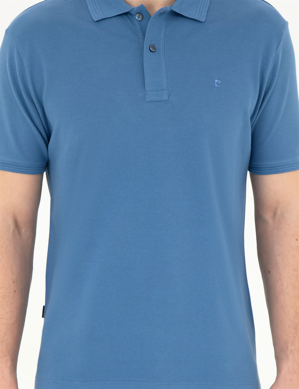 Koyu Mavi Slim Fit Basic Ti__rt