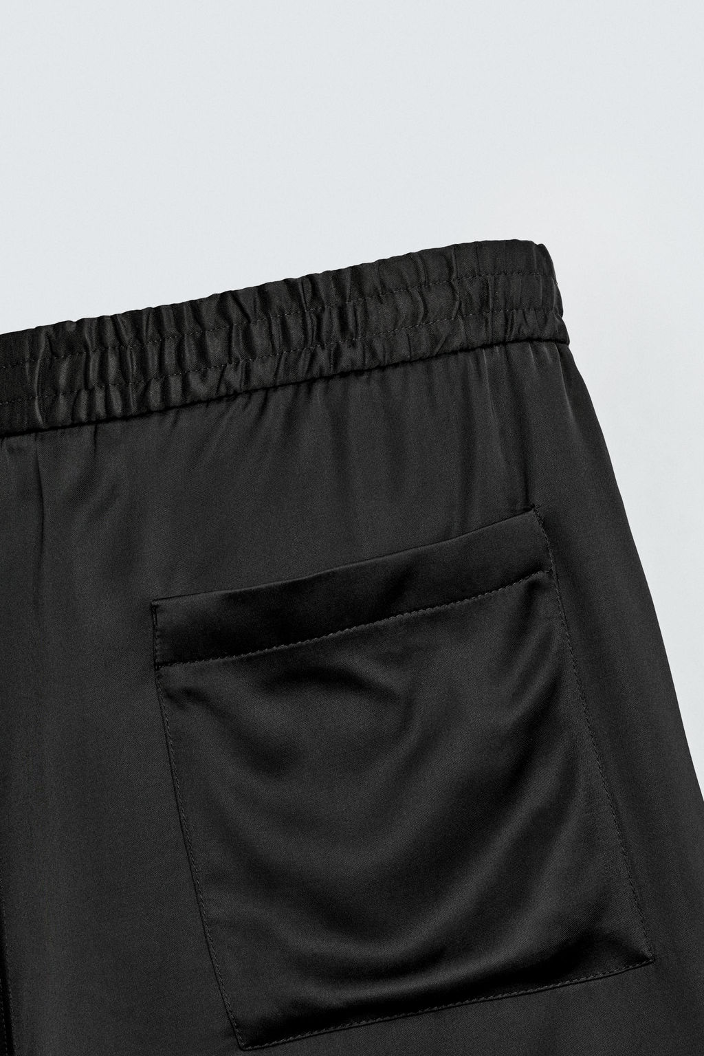 RELAXED FIT SATIN BERMUDA SHORTS - Zara фото 20