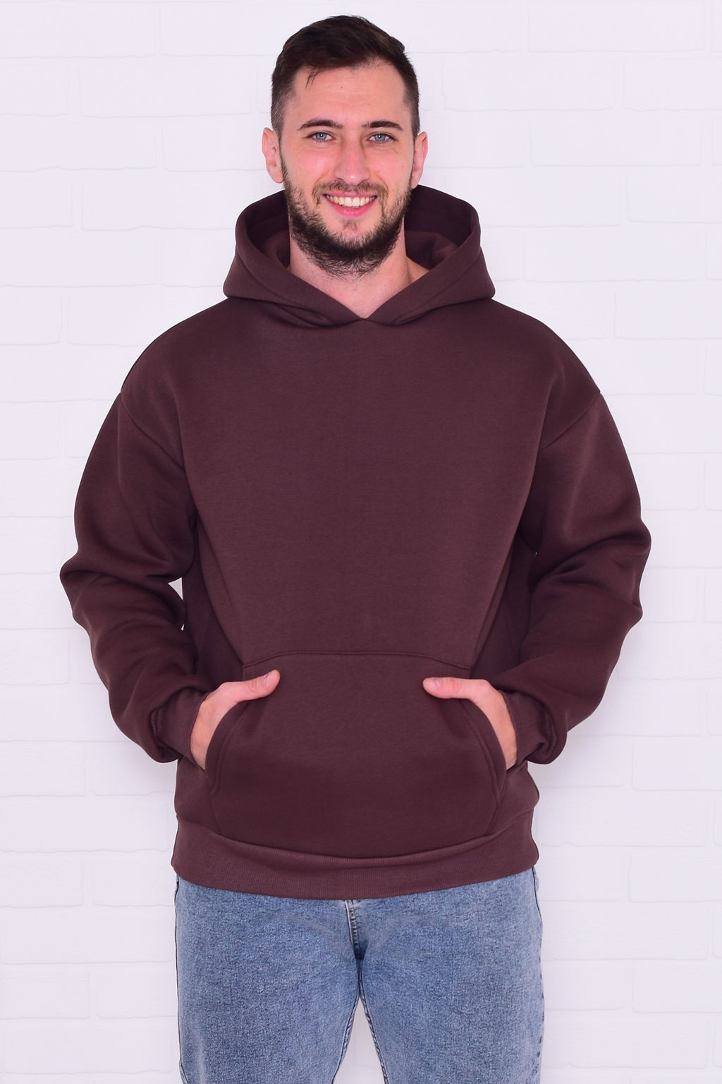 Толстовка мужская 9-196 из футера пенье с начесом - Новое кимоно фото 11