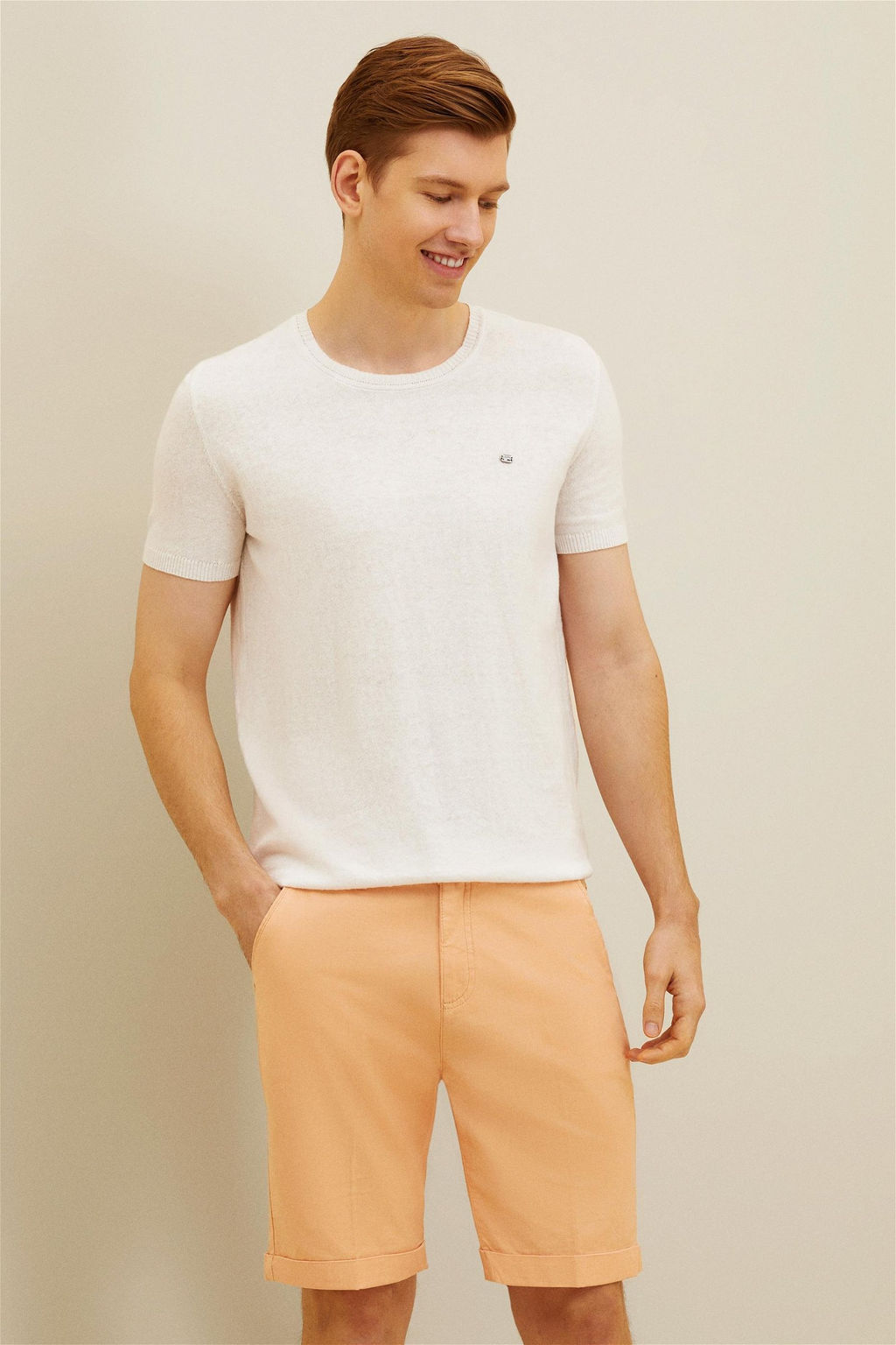 U. S. Polo Assn Мужской свитер цвета экрю - U.s. polo assn фото 8