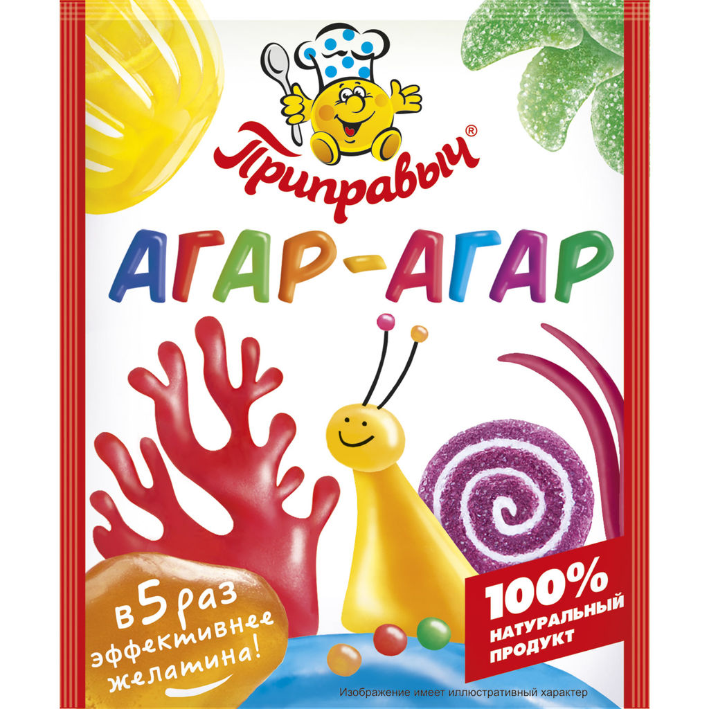 Агар-Агар 7гр т/м Приправыч  фото 2