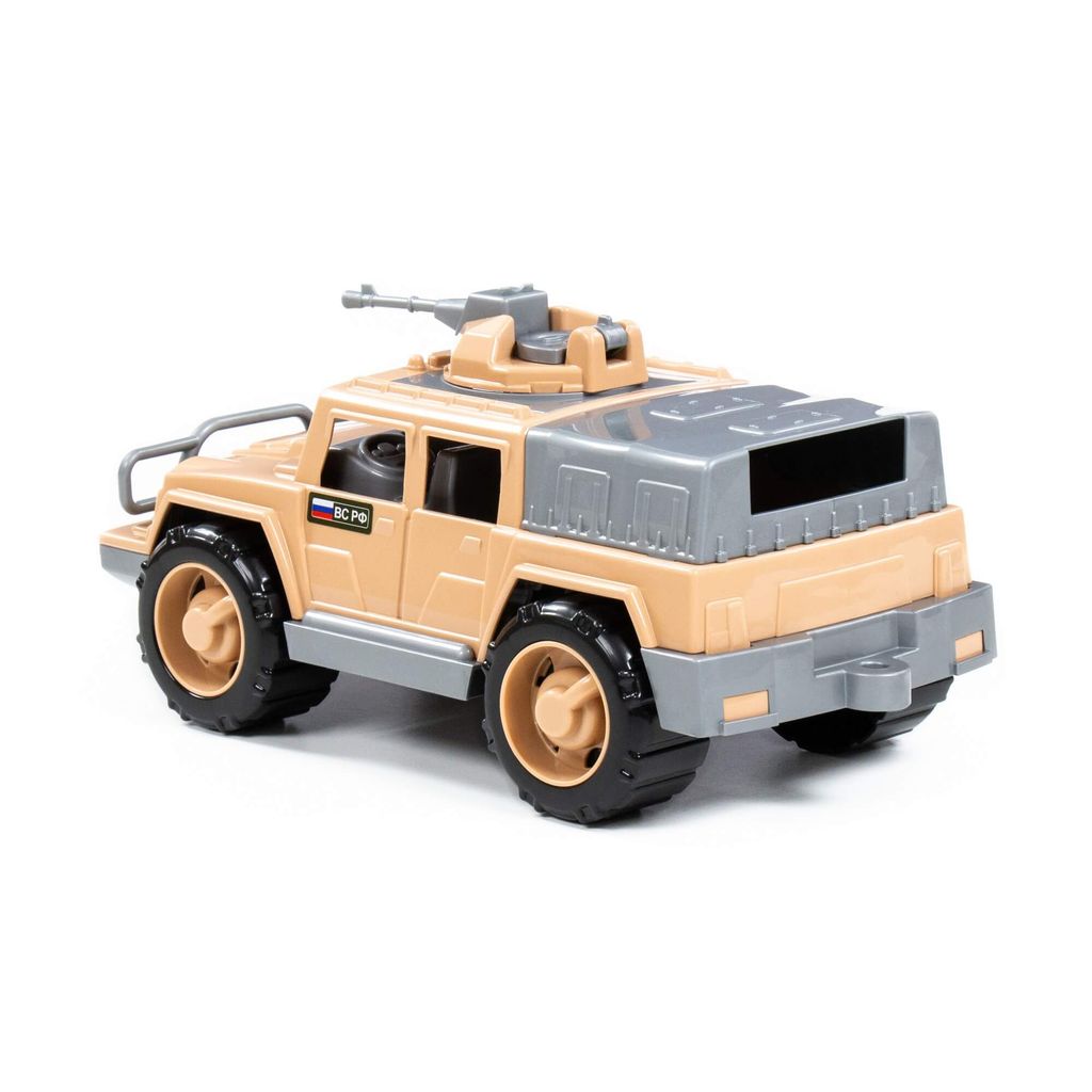 Автомобиль-джип военный Защитник-Сафари №1 с 1-м пулемётом (в коробке) - Полесье фото 3