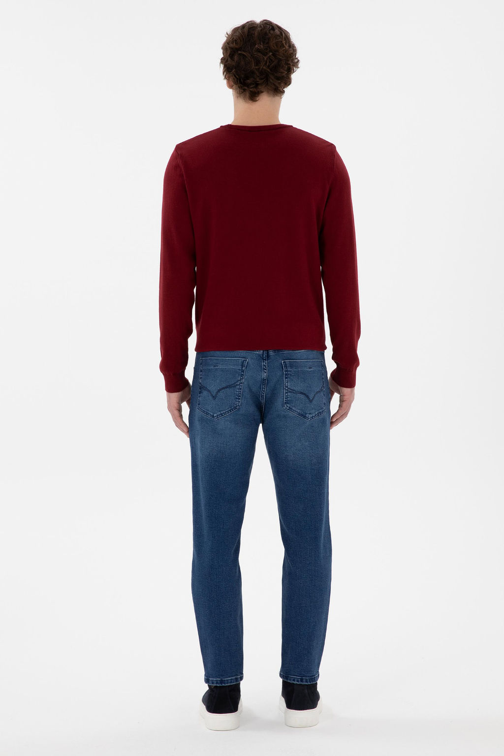 Мужские темно -синие джинсы брюки Неожиданная скидка в корзине - U.s. polo assn фото 4