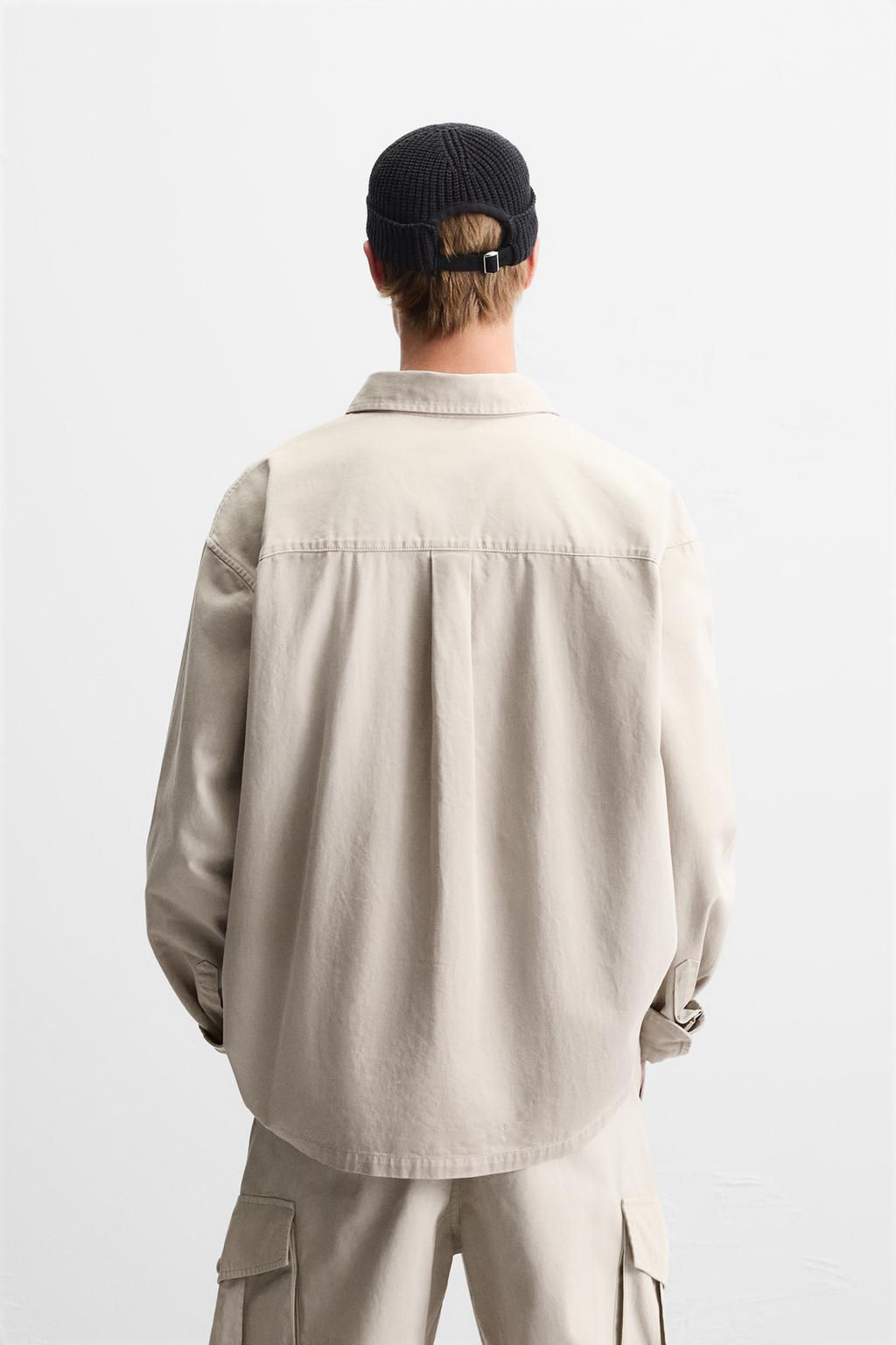 WASHED RELAXED FIT SHIRT - Zara фото 12