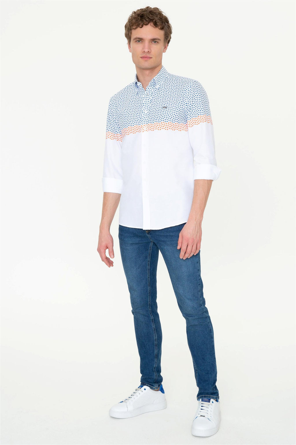 Мужская рубашка Petrol с длинным рукавом - U.s. polo assn фото 5