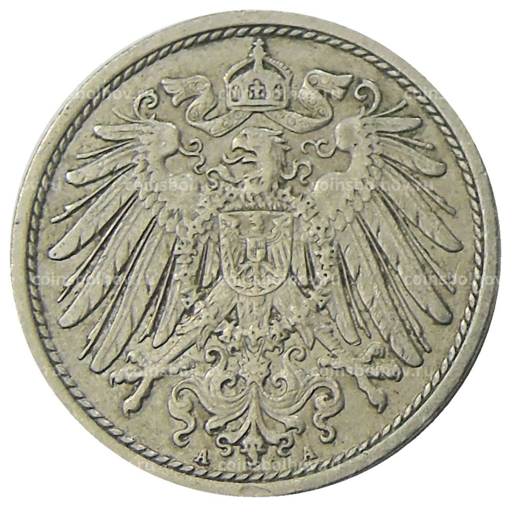 10 пфеннигов 1912 года А Германия